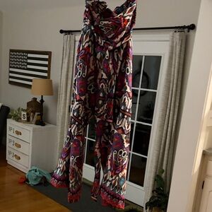 Colorful Women's Jumpsuit Bella Moda 1X